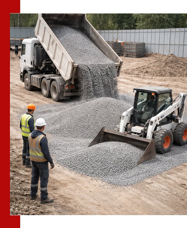 Доставка и продажа гранитного щебня фракции 0-5 в асбесте