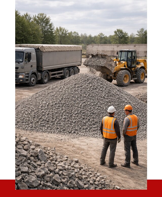 Гранитный щебень фракция 5-20 в асбесте от 4245 руб | ПРОНЕРУДСбс