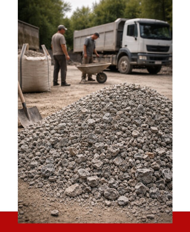 Гранитный щебень фракция 20-40 в асбесте от 3234 руб. ПРОНЕРУДСбс