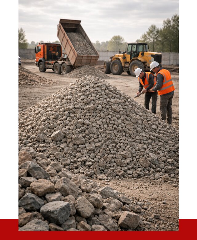 Гранитный щебень фракция 40-70 в асбесте от 2527 руб ПРОНЕРУДСбс