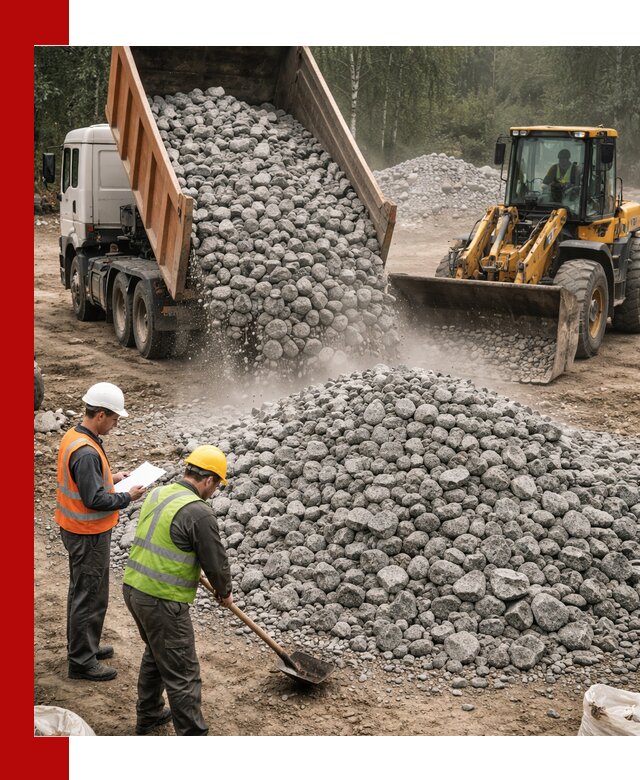 Гранитный щебень фракция 70-150 доставка в асбесте