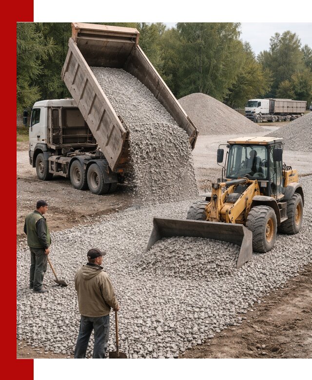 Купить гравийный щебень фракция 20-40 в асбесте с доставкой