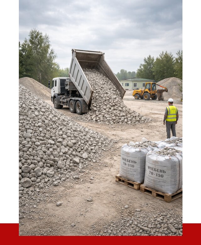 Известняковый щебень фракция 70-150 в асбесте от 1263 р. | ПРОНЕРУДСбс