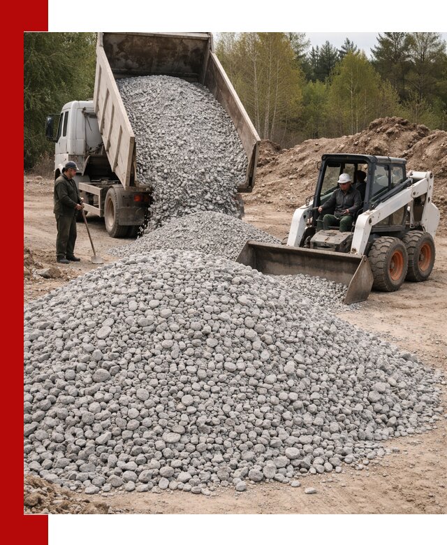 Доставка доломитового щебня в асбесте напрямую от карьера