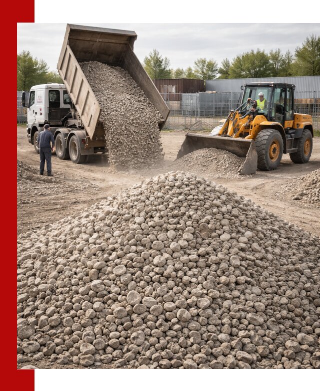 Доломитовый щебень фракции 20–41 с доставкой в асбесте