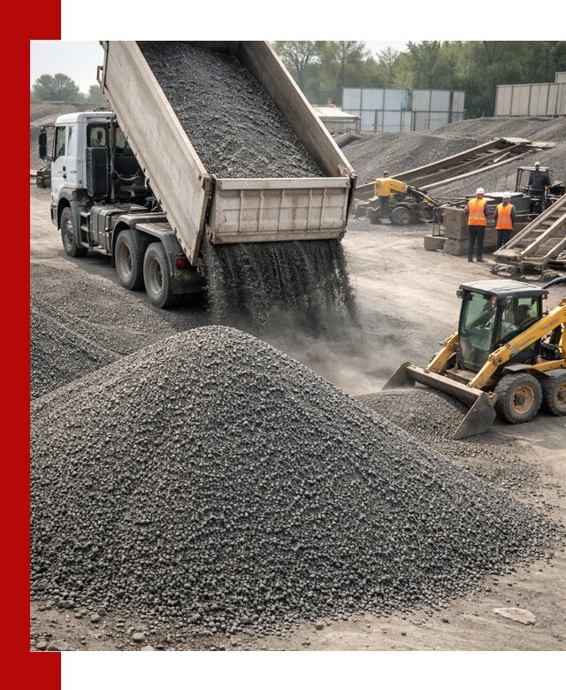Вторичный щебень фракция 0–5 с доставкой в асбесте