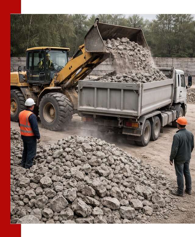 Вторичный щебень фракция 70–150 в асбесте с доставкой