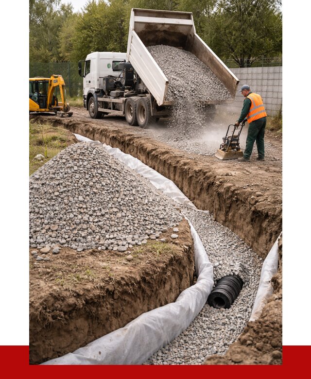 Щебень для дренажа в асбесте от 1870 р., ПРОНЕРУДСбс доставка