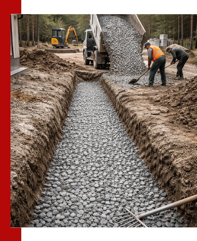 Щебень для дренажа с доставкой в асбесте высокого качества