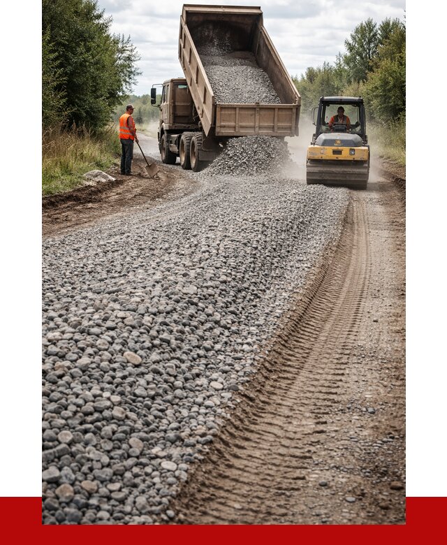 Щебень для отсыпки дороги в асбесте от 2729 р. ПРОНЕРУДСбс