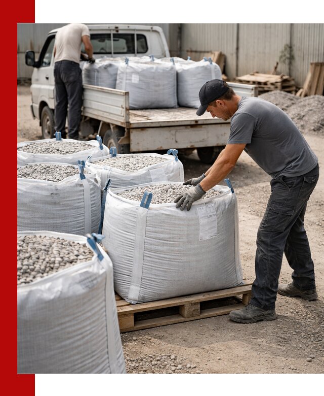 Доставка щебня в мешках по выгодным ценам в асбесте