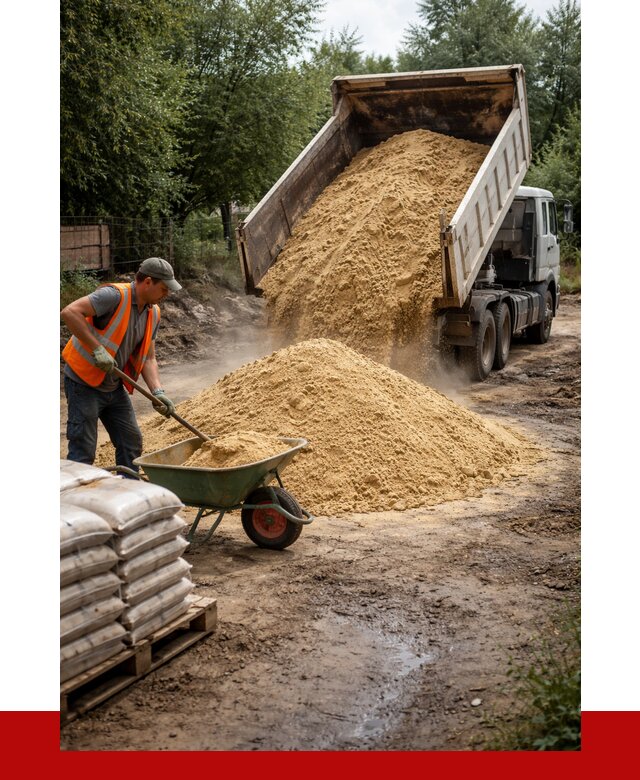 Купить песок с доставкой в асбесте от 1819 р. | ПРОНЕРУДСбс