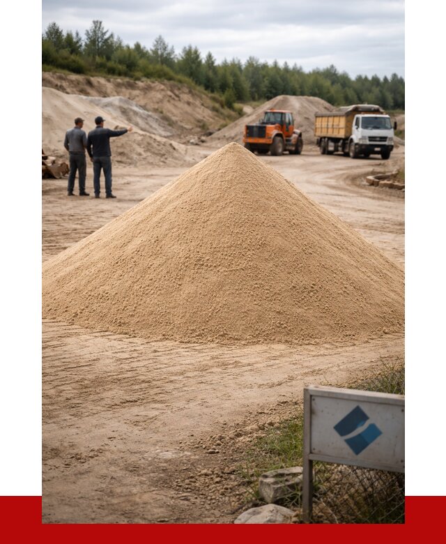 Карьерный песок навалом в асбесте от 1819 р. | ПРОНЕРУДСбс