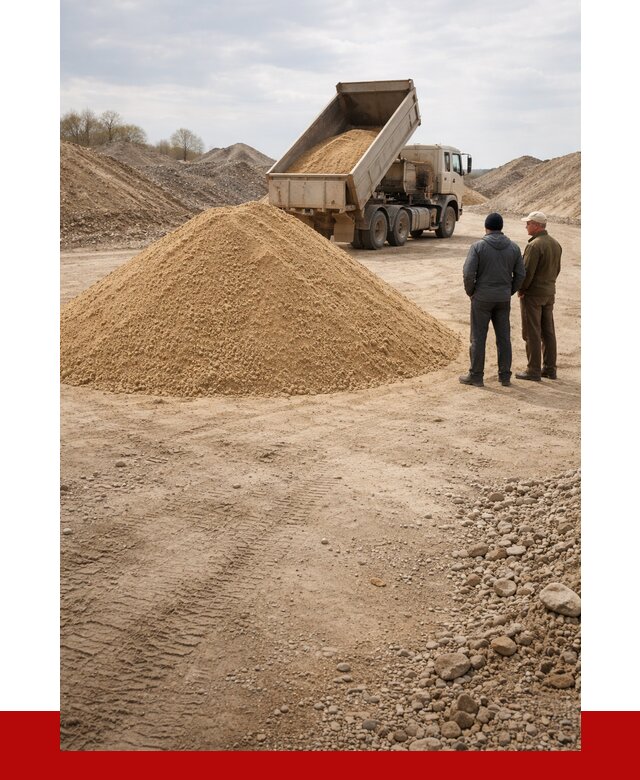 Карьерный песок крупнозернистый в асбесте от 8591 р | ПРОНЕРУДСбс