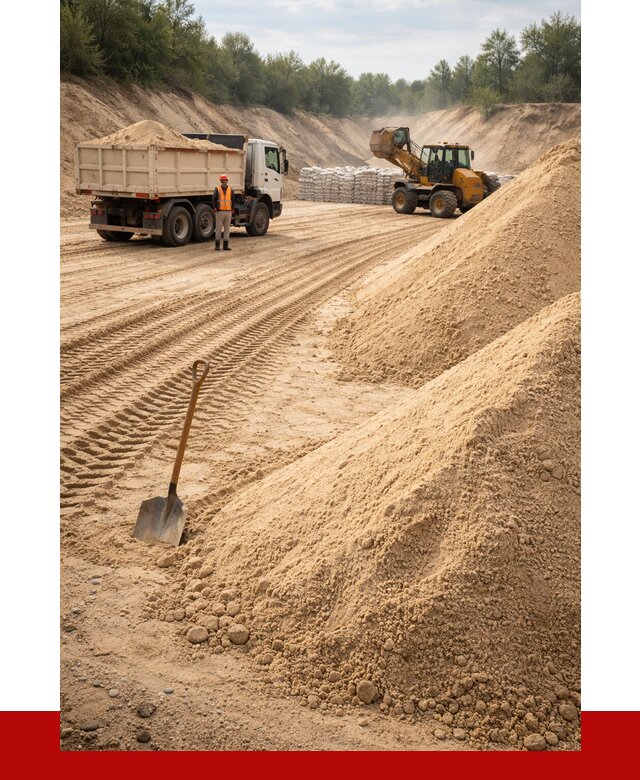 Карьерный песок мелкозернистый в асбесте от 9096 р. | ПРОНЕРУДСбс