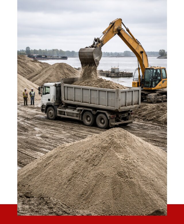 Купить речной песок навалом в асбесте от 1819 р., ПРОНЕРУДСбс