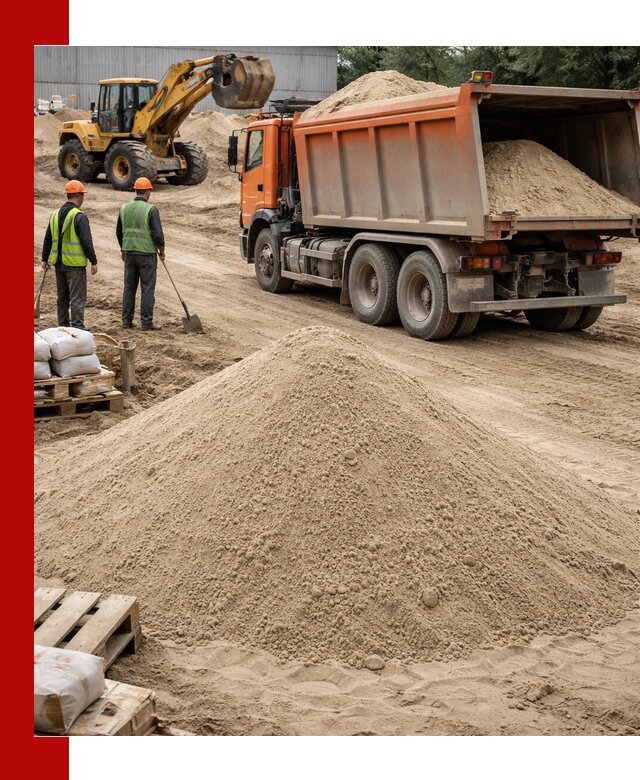 Доставка и продажа мытого речного песка в асбесте