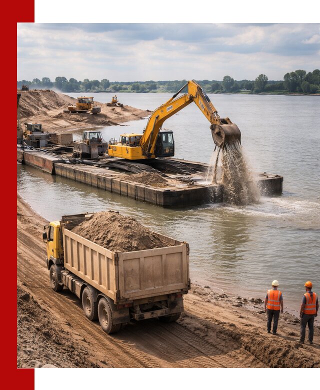 Намывной песок с доставкой в асбесте оптом и в розницу