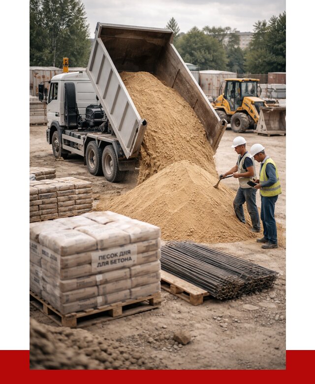 Песок для бетона в асбесте от 2527 р. с доставкой, ПРОНЕРУДСбс