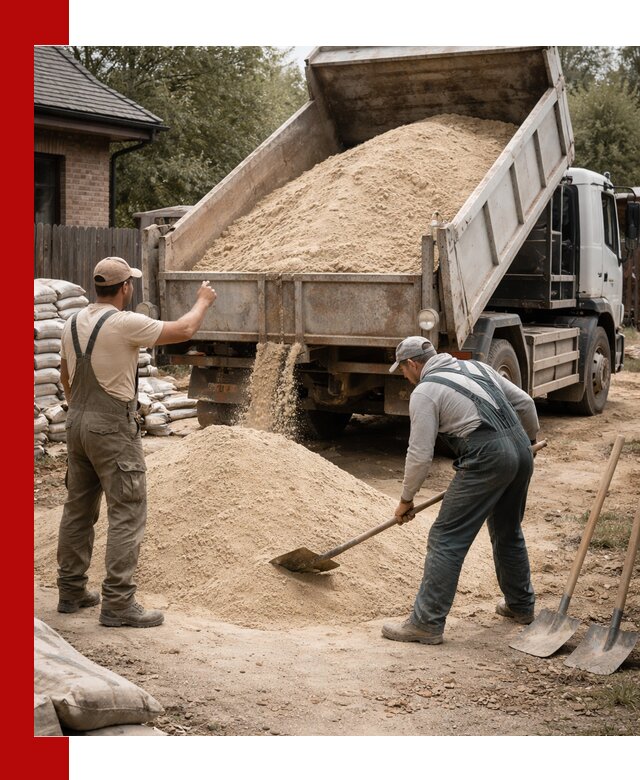 Песок для штукатурки с доставкой в асбесте качественный и чистый