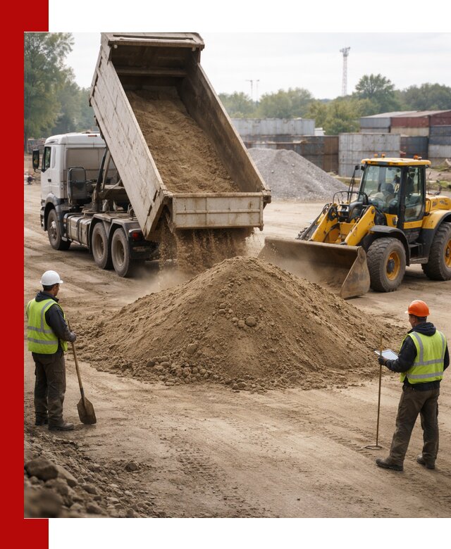 Доставка и продажа пескогрунта оптом и в розницу в асбесте