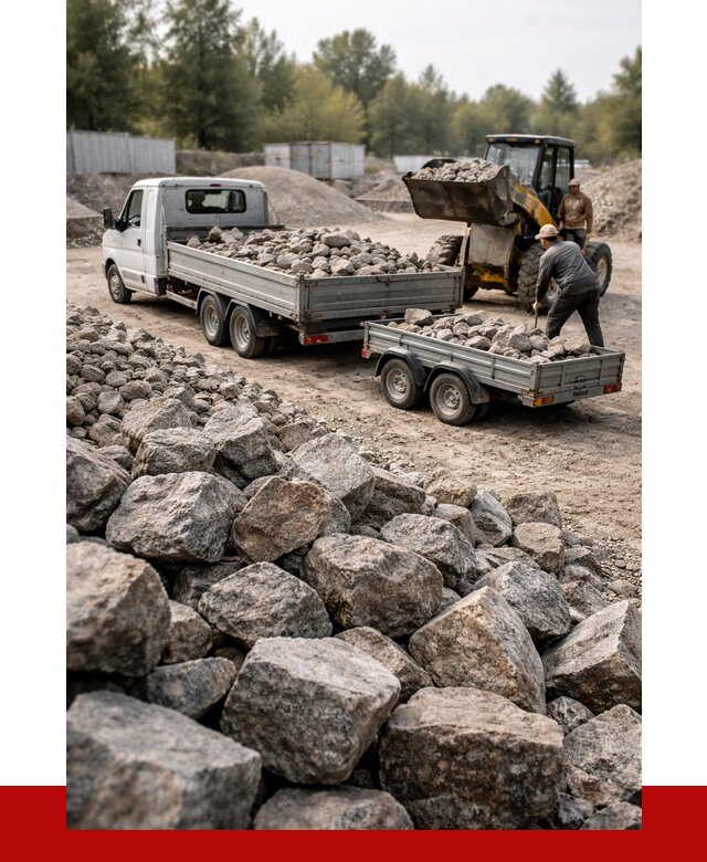 Купить бутовый камень гранитный в Асбесте от 2830 р. | ПРОНЕРУДСбс