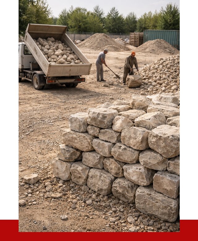 Бутовый камень известняковый в асбесте от 4245 р. | ПРОНЕРУДСбс