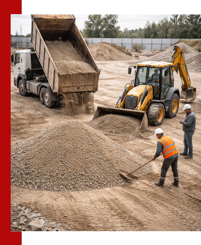 Поставка и доставка ПГС С4 в мешках и самосвалах в асбесте