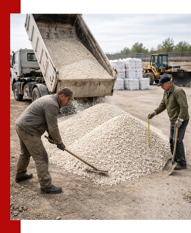 Мраморная крошка с доставкой и разгрузкой в асбесте