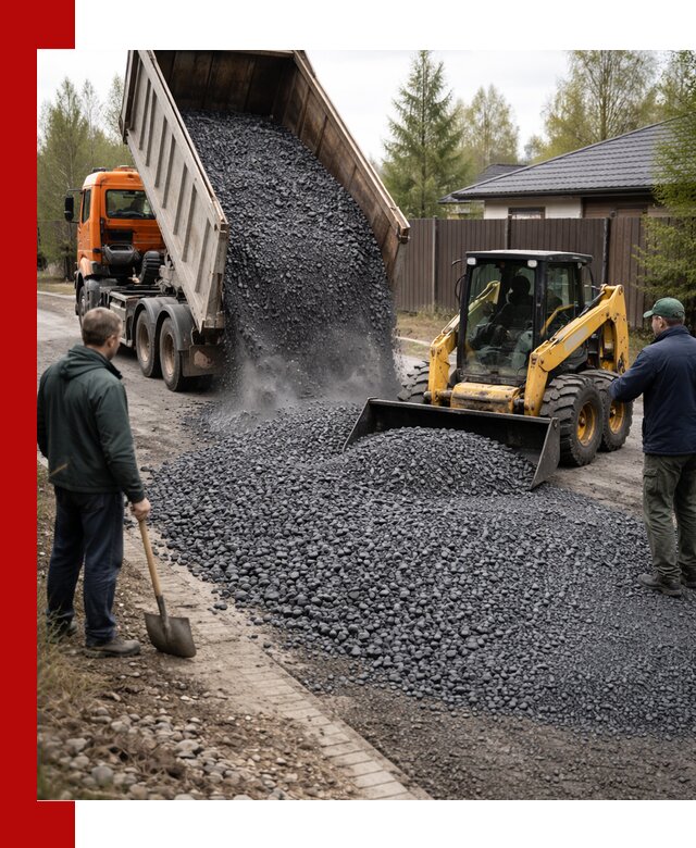 Крошка габбро с доставкой в асбесте для строительных работ