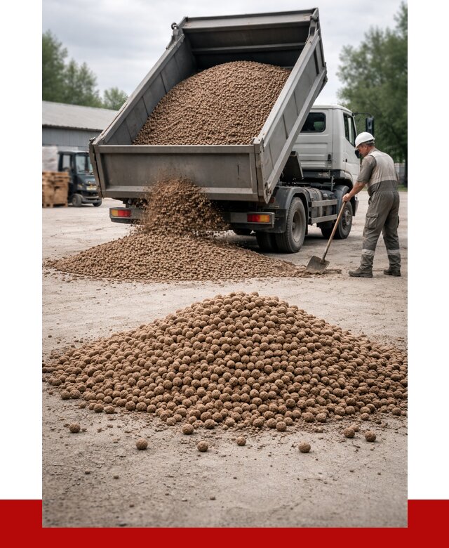 Керамзит с доставкой в асбесте от 4245 р. за м3 | ПРОНЕРУДСбс