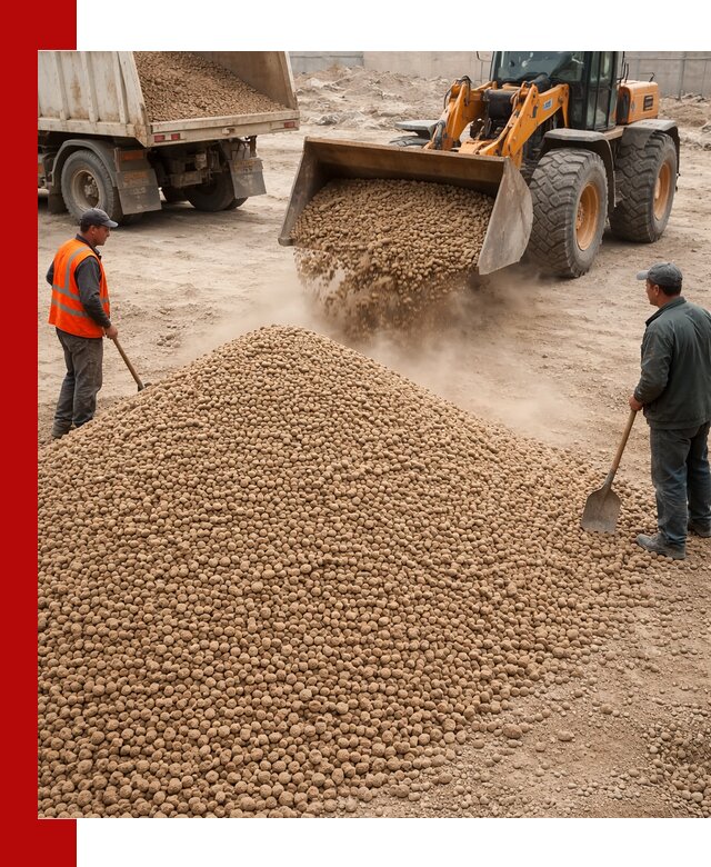 Керамзит фракция 10-20 с доставкой в асбесте