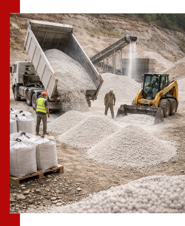 Доставка перлита в асбесте для тепло-, звуко- и гидроизоляции