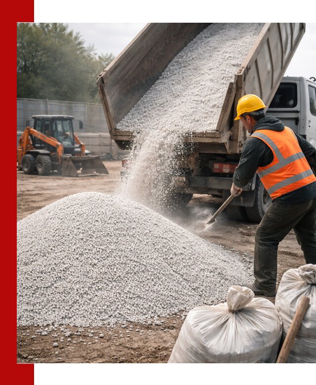 Доставка перлита вспученного в асбесте оптом и в розницу