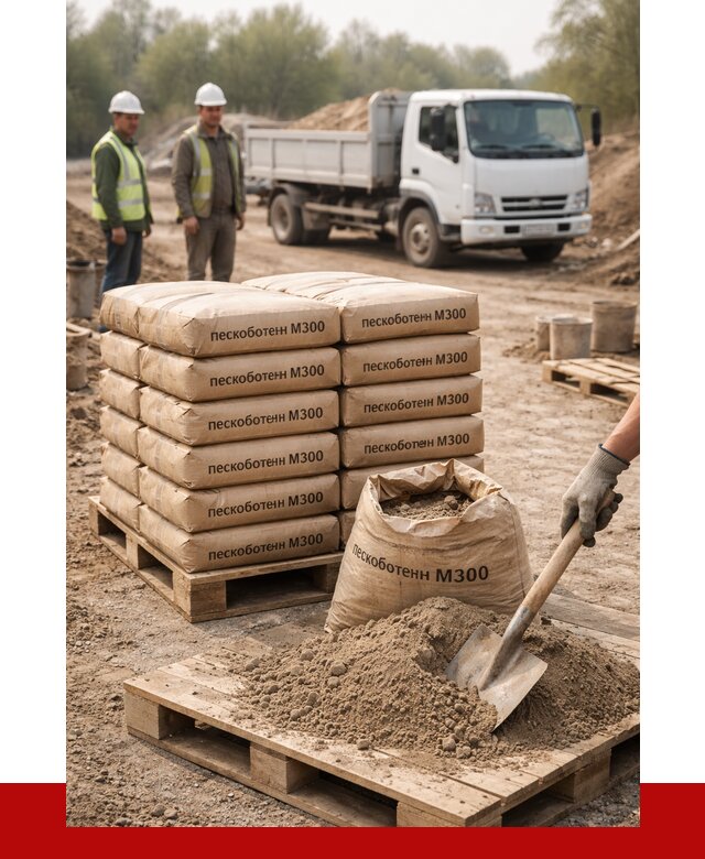 Пескобетон М300 в асбесте с доставкой от 4700 р. за куб | ПРОНЕРУДСбс