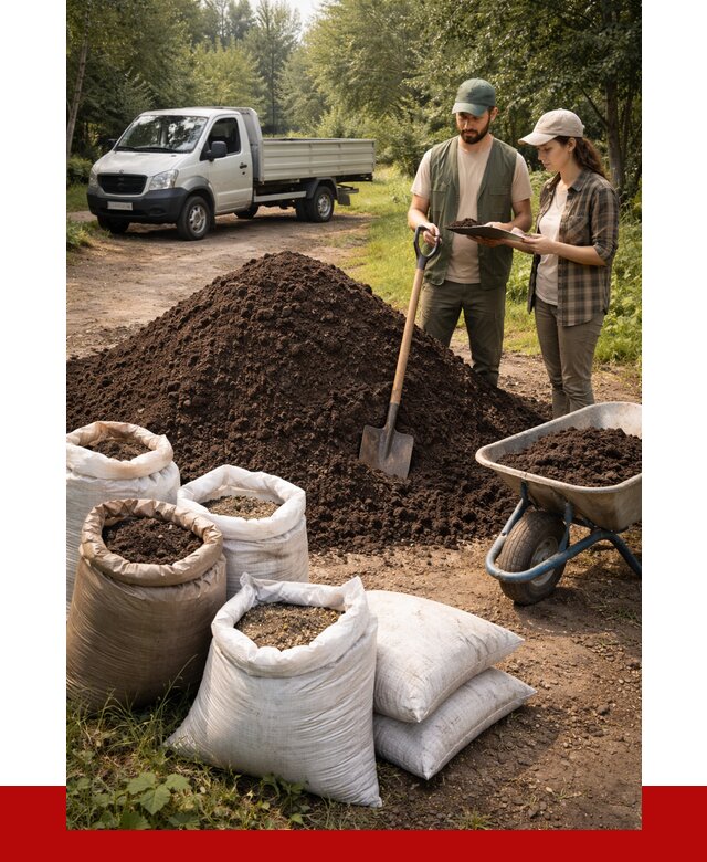 Купить грунт с доставкой в асбесте от 4548 р. за м3 | ПРОНЕРУДСбс