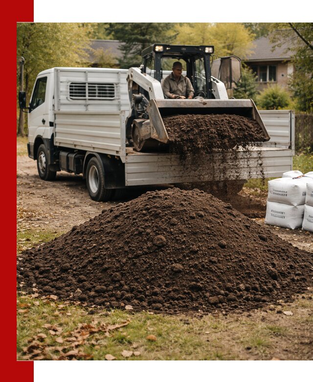 Доставка садовой земли в больших объёмах в асбесте