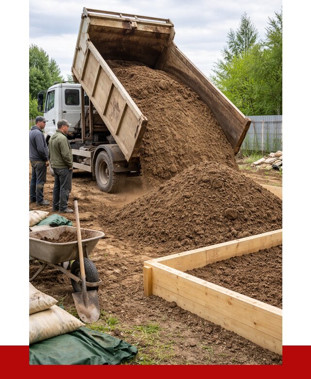 Торфо песчаная смесь в асбесте с доставкой от 1870 р. | ПРОНЕРУДСбс