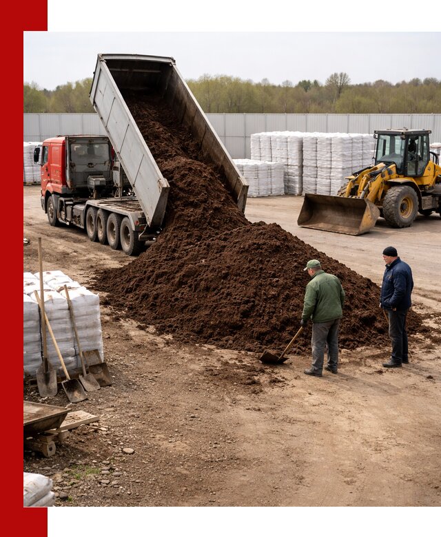 Доставка торфяных смесей оптом и в розницу в асбесте