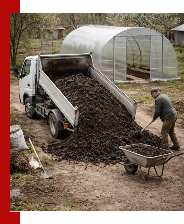 Чернозем для теплицы с доставкой в асбесте