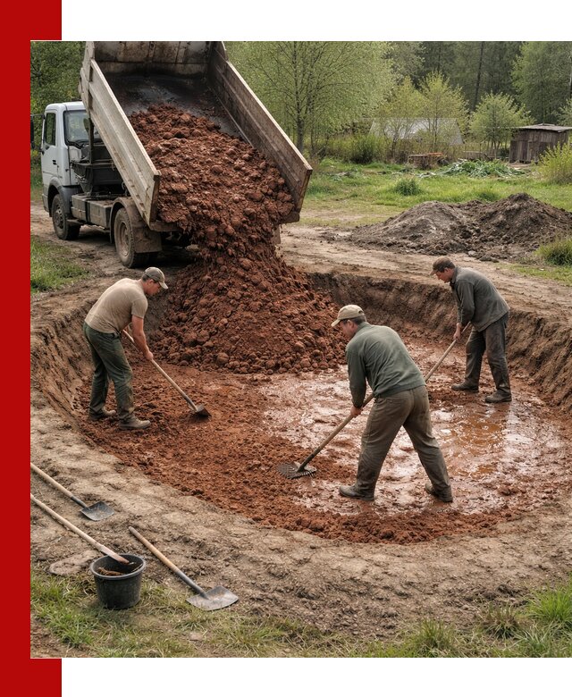 Купить качественную глину для пруда в асбесте