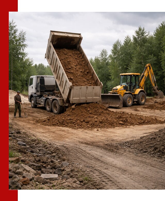 Доставка суглинка самосвалами в асбесте подсыпка и планировка
