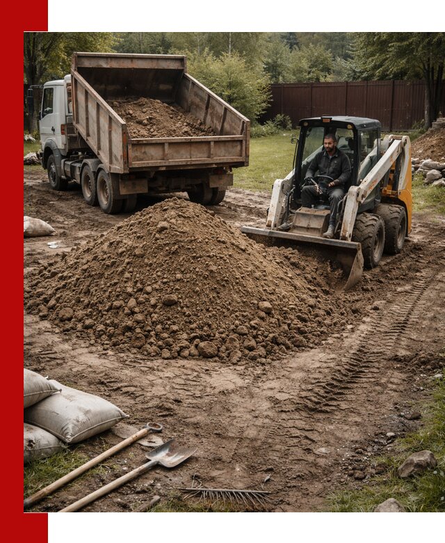 Суглинок для планировки участков в асбесте с доставкой и выгрузкой