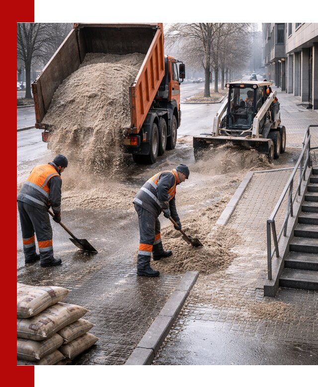 Поставка противогололедных материалов в асбесте