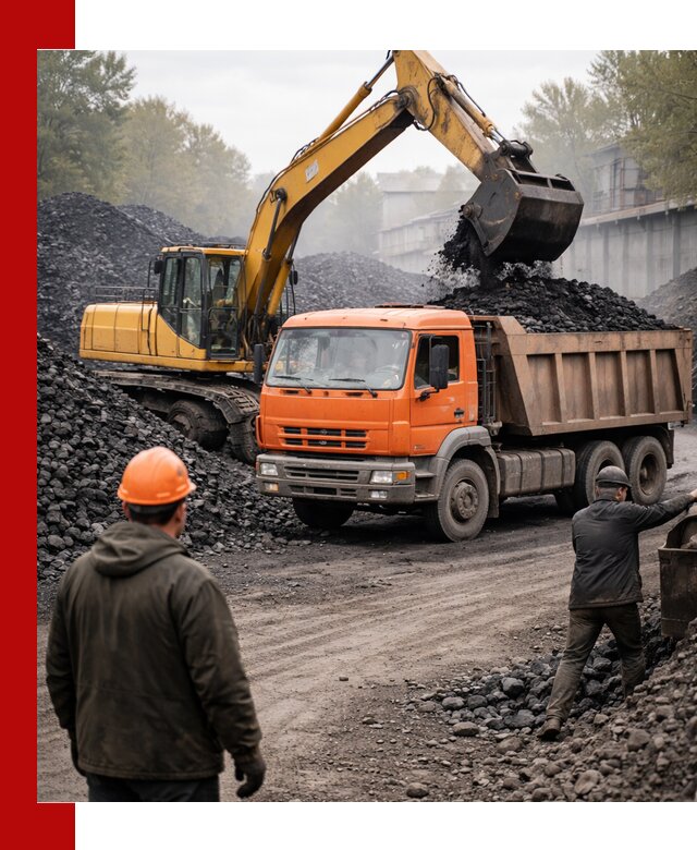 Доставка угля автотранспортом в асбесте быстро и выгодно