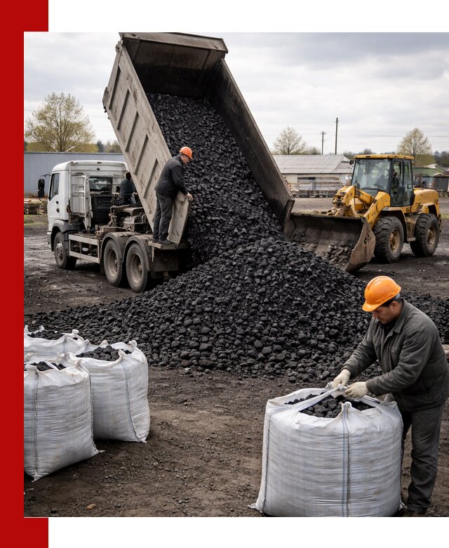 Доставка каменного угля в асбесте оптом и в розницу