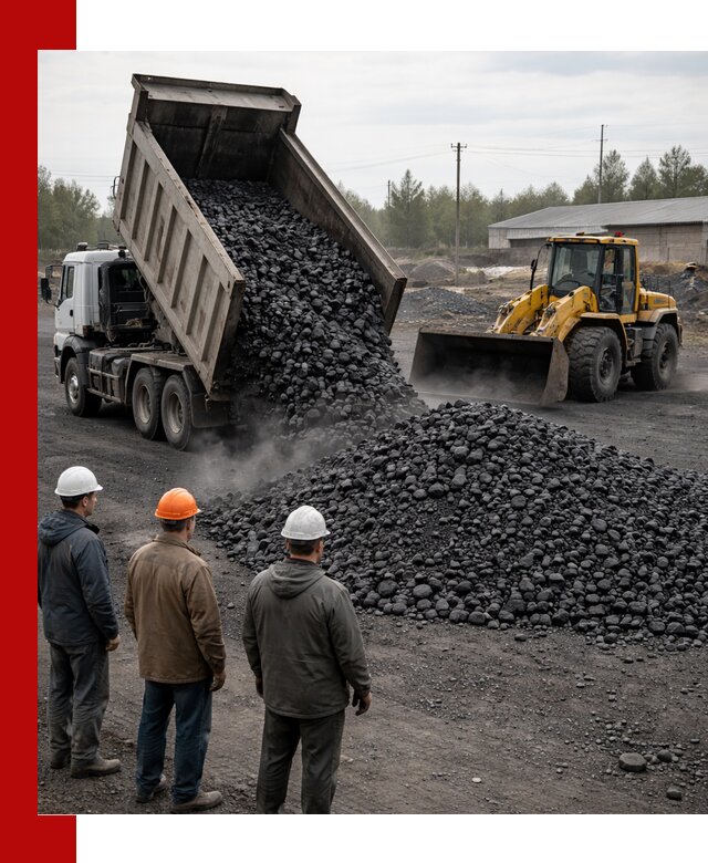 Доставка угля антрацита в асбесте с самосвалами и погрузкой