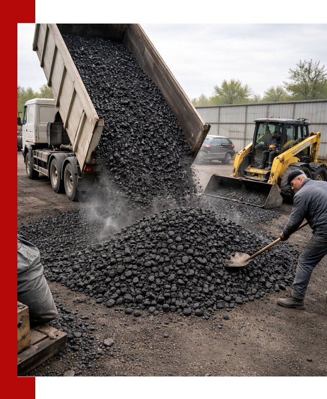 Доставка угля орех в асбесте оптом и в розницу