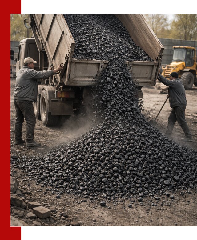 Доставка угля семечка самосвалами в асбесте
