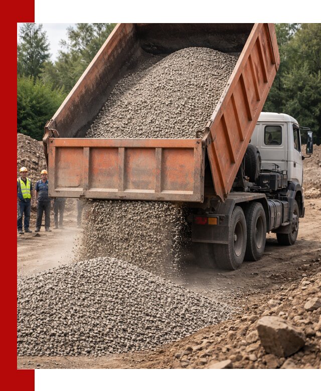 Доставка сыпучих материалов самосвалом в асбесте быстро и надежно